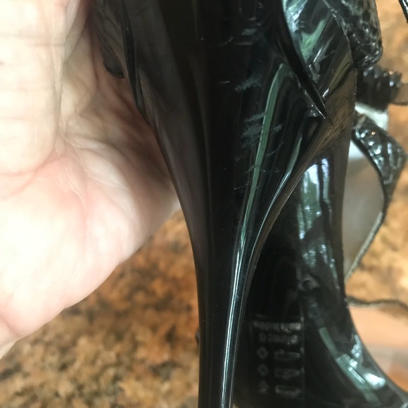 MICHAEL ANTONIO black spiked sandals - Picture 8 of 9